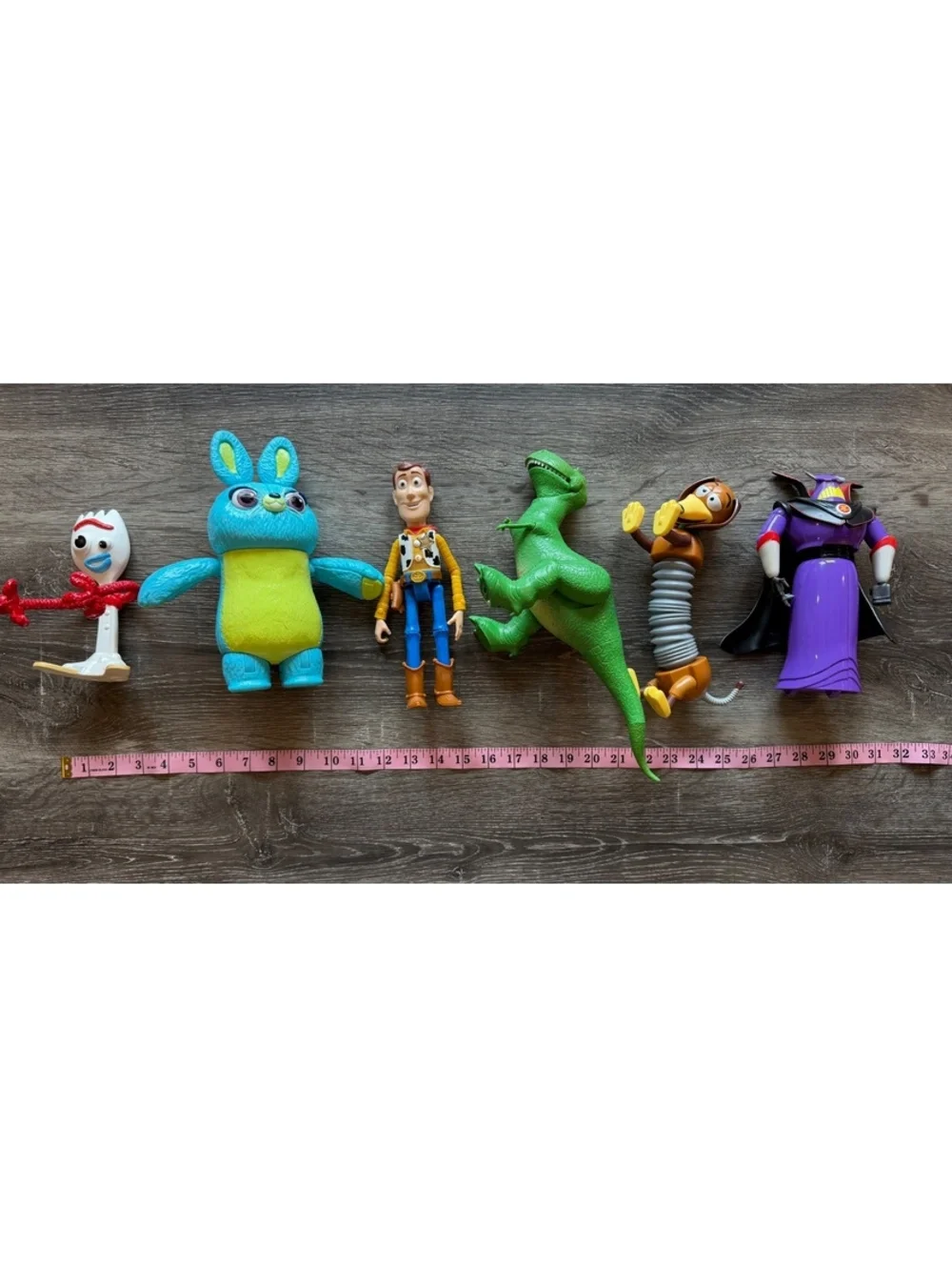 Disney Pixar Toy Figure Lot Woody Rex Forky Bunny Zurg Slinky Toy Story Mixed